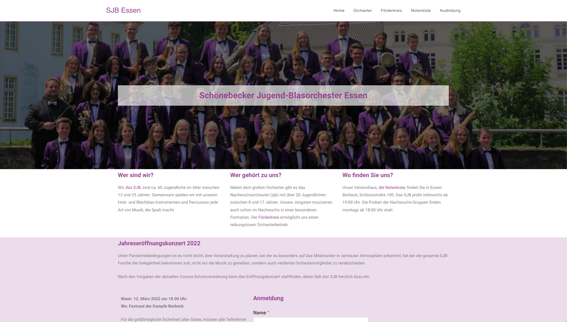 Mehr über den Artikel erfahren Neue Webseite