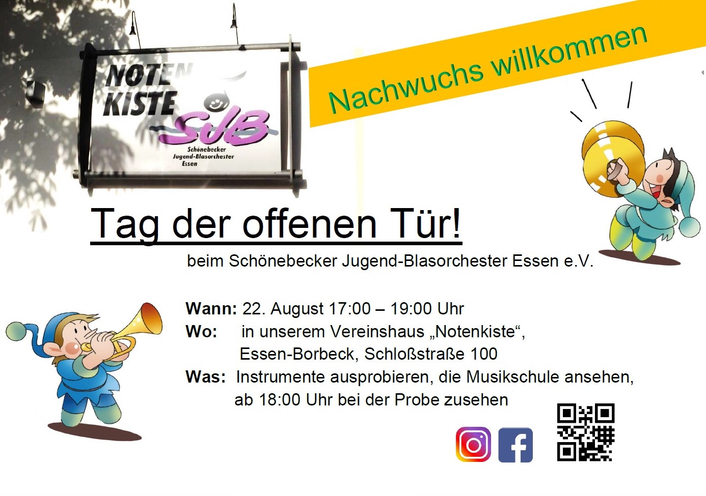 Mehr über den Artikel erfahren Lust Mitzumachen beim SJB?